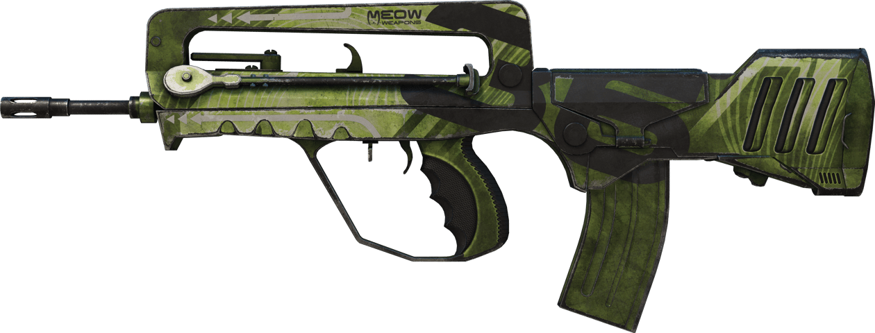 Preview image 1 of FAMAS | Meow 36 (Battle-Scarred)