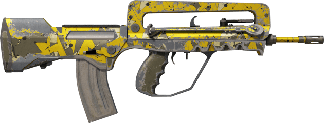 Preview image 2 of FAMAS | Neural Net (Battle-Scarred)