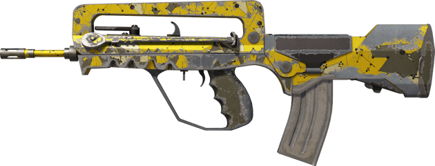 FAMAS | Neural Net (Battle-Scarred)