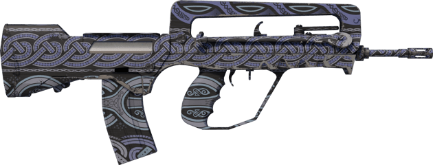 Preview image 2 of FAMAS | 暗夜锁链 (略有磨损)