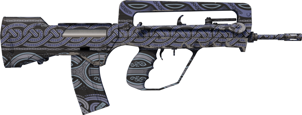 Preview image 2 of FAMAS | 暗夜锁链 (略有磨损)