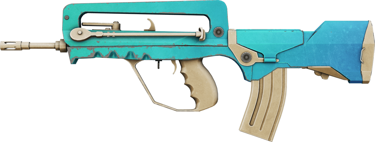 Preview image 1 of FAMAS | Waters of Nephthys (WW - Khá mòn)