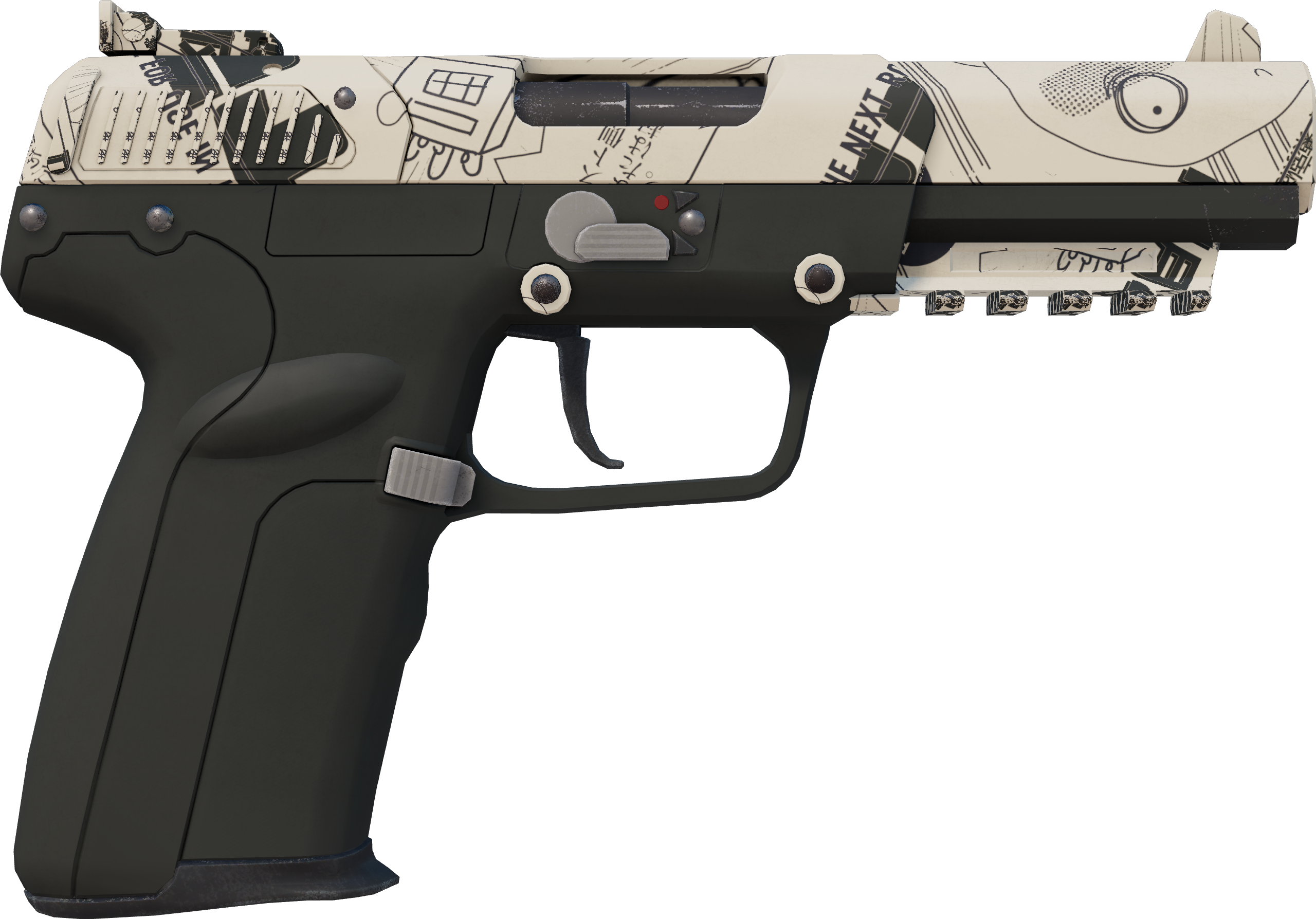 Preview image 2 of Five-SeveN | Kami (Factory New)