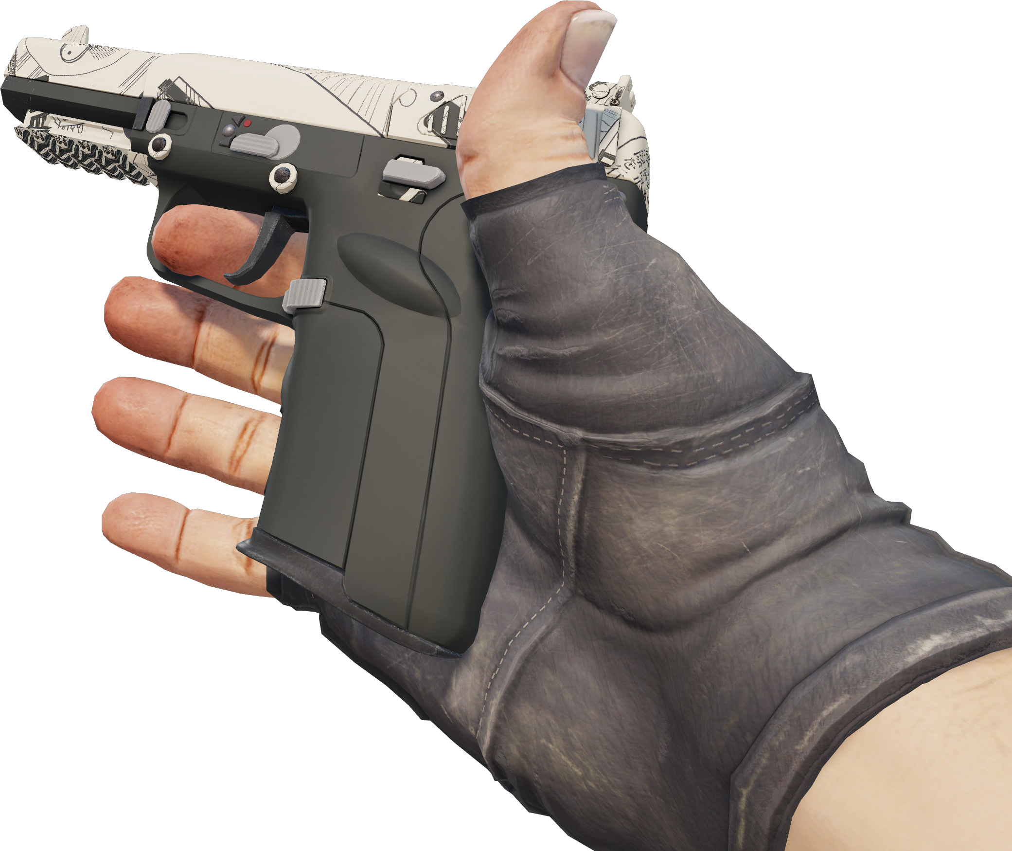 Preview image 3 of Five-SeveN | Kami (Factory New)