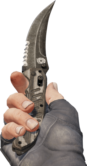 Preview image 3 of ★ Couteau pliant | Noir stratifié (Marquée par les combats)