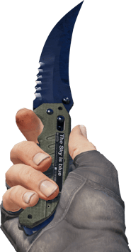 Preview image 3 of ★ Sustalı Bıçak | Mavi Çelik (Fabrikadan Yeni Çıkmış)