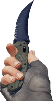 Preview image 3 of ★ Flip Knife | Blue Steel (Well-Worn)