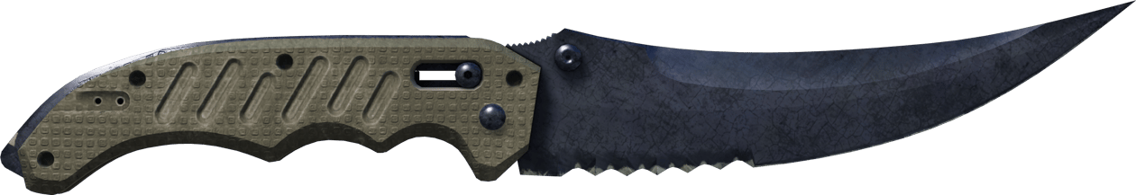 Preview image 1 of ★ Flip Knife | Blue Steel (Well-Worn)