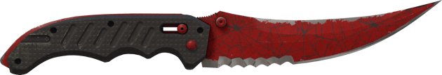 ★ Nóż składany | Szkarłatna sieć (mocne zużycie)