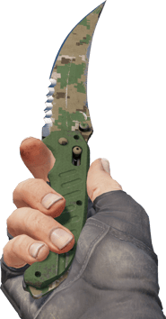 Preview image 3 of ★ 접이식 칼 | 숲 디지털 위장 (꽤 닳은)