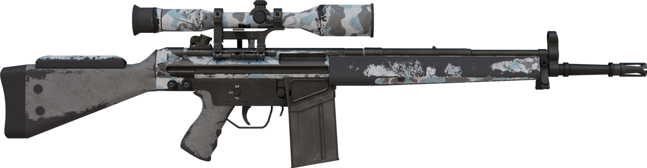 Preview image 2 of G3SG1 | Kamuflaż zimowy (po ciężkich walkach)