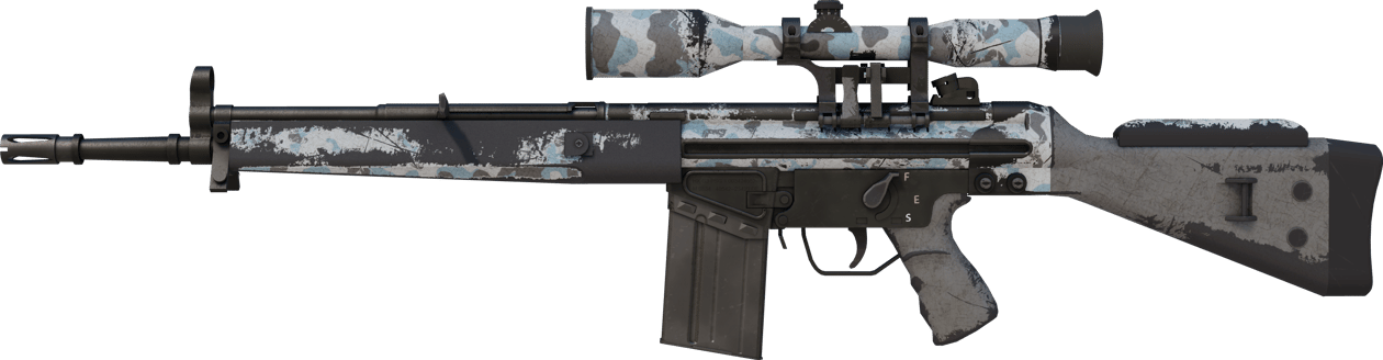 Preview image 1 of G3SG1 | Kamuflaż zimowy (po ciężkich walkach)