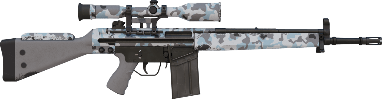 Preview image 2 of G3SG1 | Kamuflaż zimowy (lekkie zużycie)