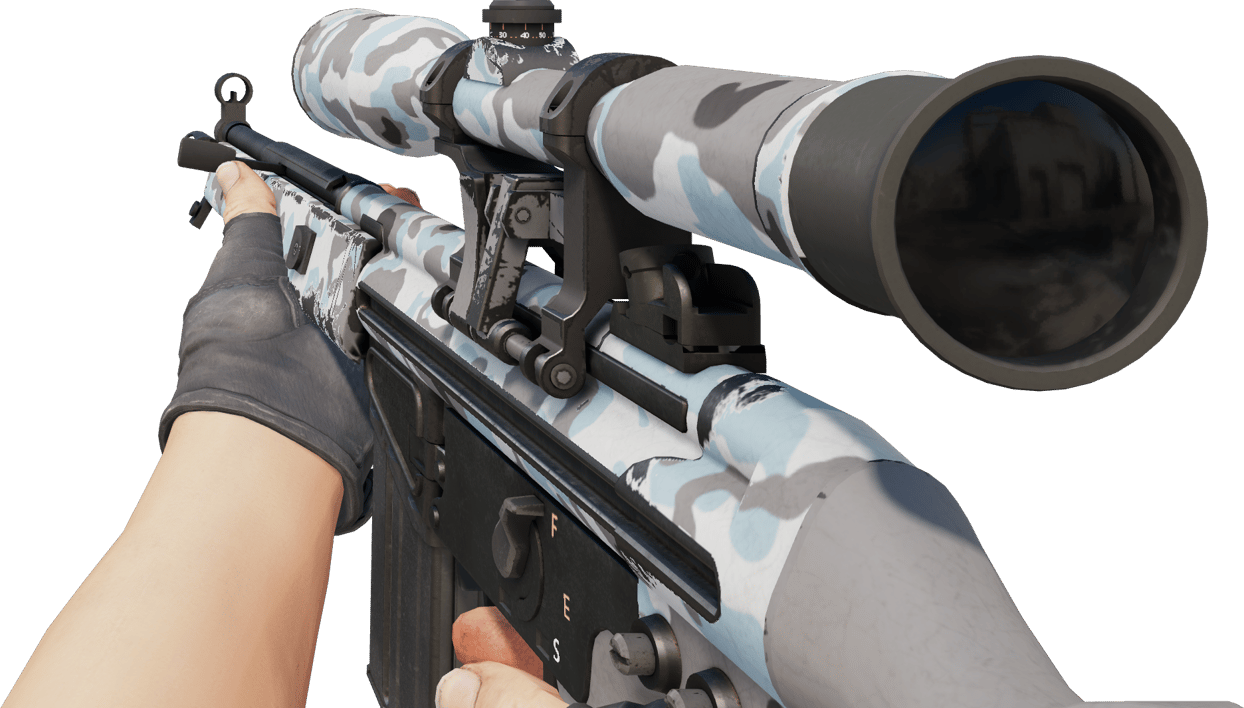 Preview image 3 of G3SG1 | Kamuflaż zimowy (lekkie zużycie)