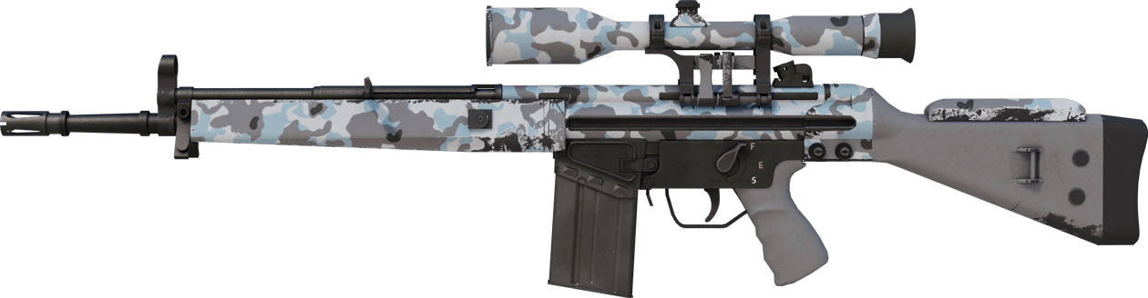 Preview image 1 of G3SG1 | Kamuflaż zimowy (lekkie zużycie)