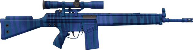 Preview image 2 of G3SG1 | 碧蓝斑纹 (崭新出厂)