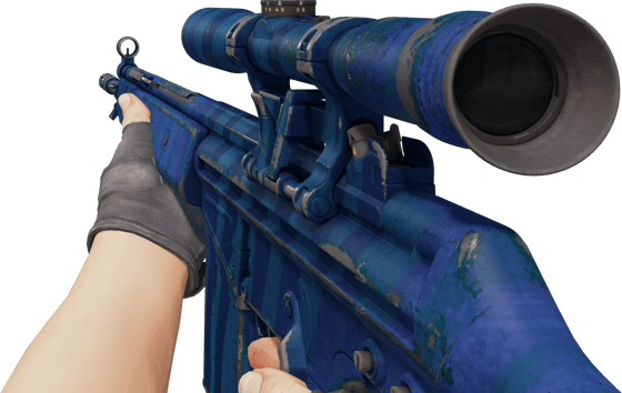 Preview image 3 of G3SG1 | 碧蓝斑纹 (久经沙场)