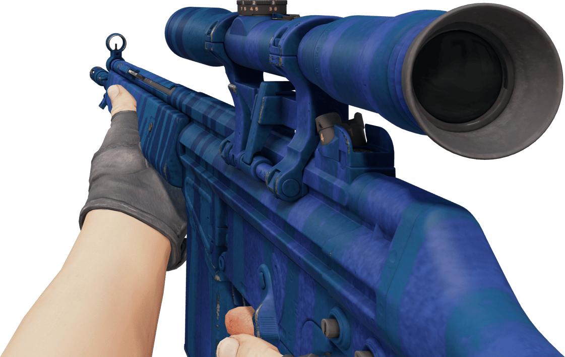 Preview image 3 of G3SG1 | Azure Zebra (MW - Trầy ít)