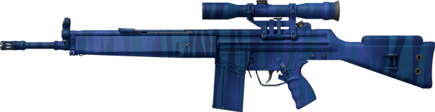 G3SG1 | Azurblaues Zebra (Minimale Gebrauchsspuren)