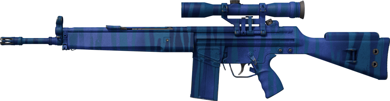 Preview image 1 of G3SG1 | Azure Zebra (MW - Trầy ít)