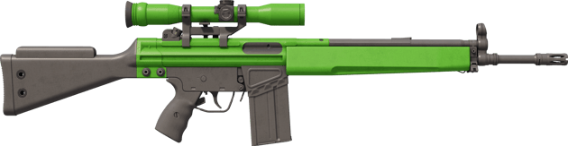 Preview image 2 of G3SG1 | Green Apple (Field-Tested)