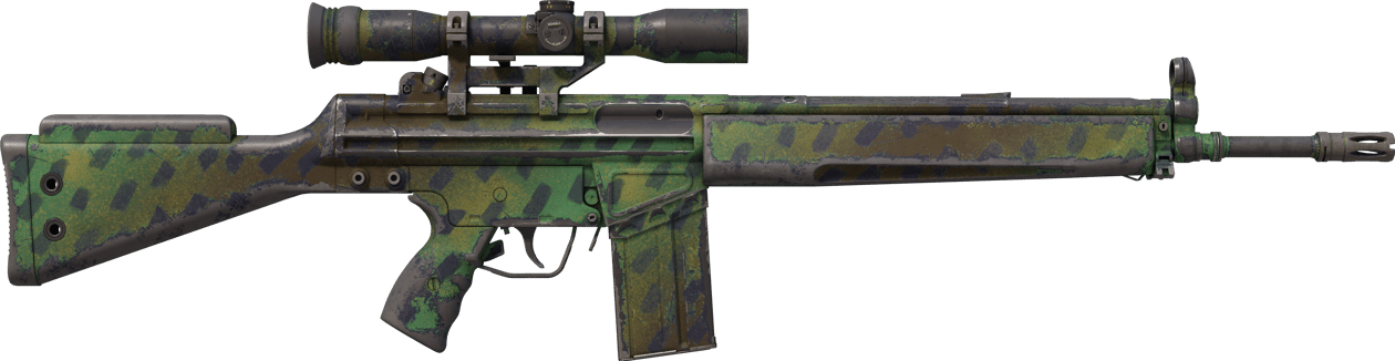 Preview image 2 of G3SG1 | Jungle Dashed (Well-Worn)