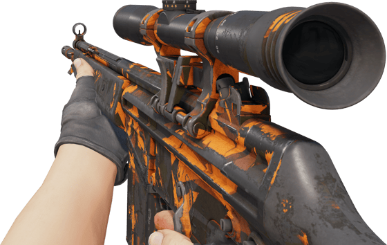 Preview image 3 of G3SG1 | Impact orangé (Marquée par les combats)