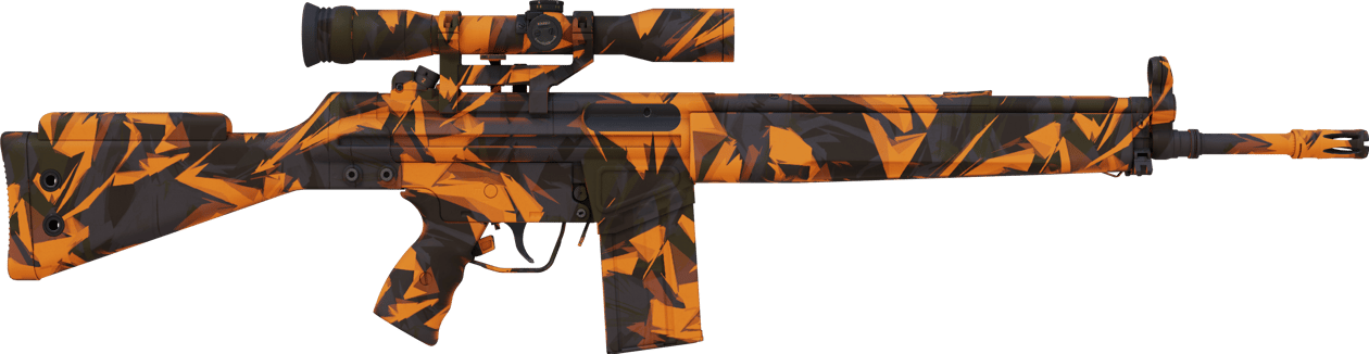 Preview image 2 of G3SG1 | Explosión naranja (Recién fabricado)