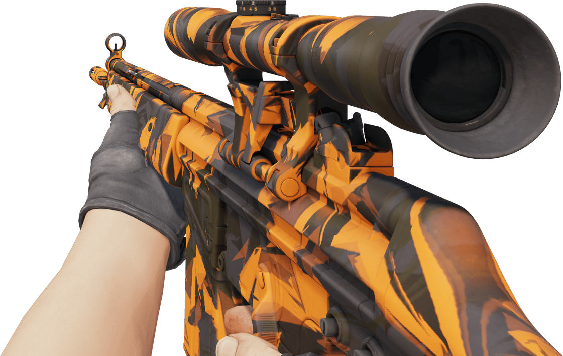 Preview image 3 of G3SG1 | Explosión naranja (Recién fabricado)