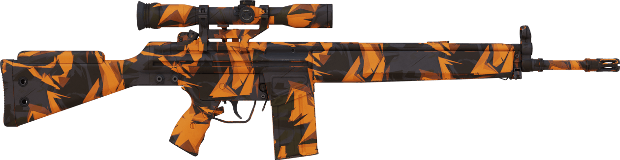 Preview image 2 of G3SG1 | Explosión naranja (Casi nuevo)