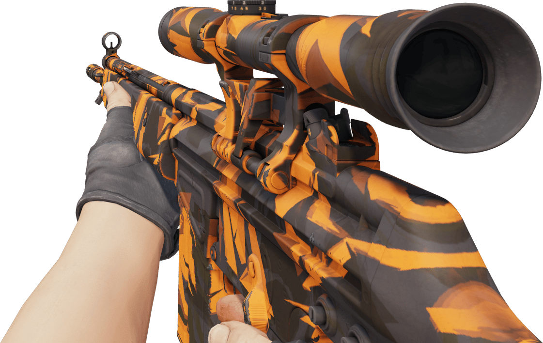 Preview image 3 of G3SG1 | Explosión naranja (Casi nuevo)