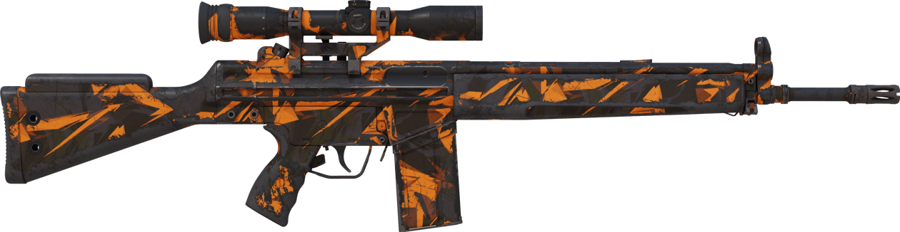Preview image 2 of G3SG1 | Impact orangé (Usée)