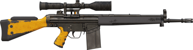 Preview image 2 of G3SG1 | Kimono orange (Marquée par les combats)