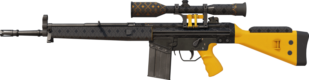 Preview image 1 of G3SG1 | Kimono orange (Neuve)