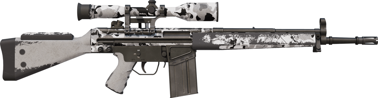 Preview image 2 of G3SG1 | Polar Camo (ถลอกปอกเปิกจากการรบ)