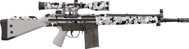 Preview image 2 of G3SG1 | 극지 위장 (거의 깨끗한)