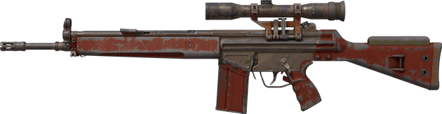 G3SG1 | Roter Jaspis (Kampfspuren)