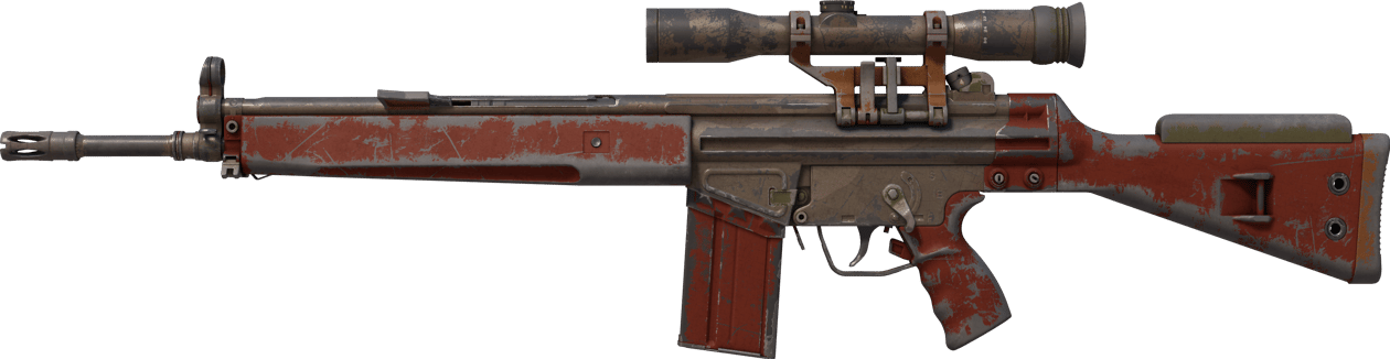 Preview image 1 of G3SG1 | Red Jasper (戦いで傷ついた)