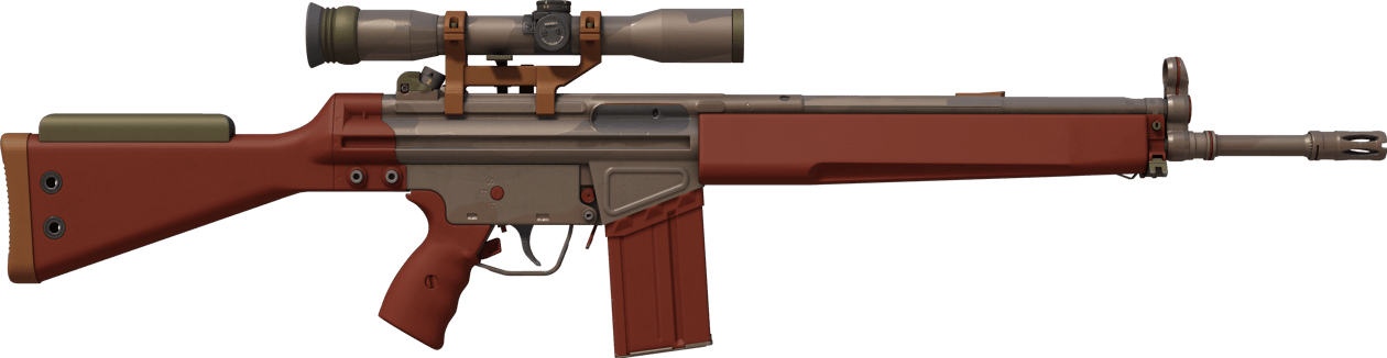 Preview image 2 of G3SG1 | Red Jasper (新品同様)