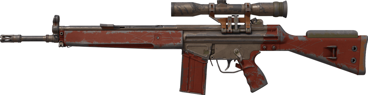 Preview image 1 of G3SG1 | Roter Jaspis (Abgenutzt)