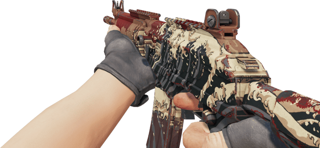 Preview image 3 of Galil AR | Tsunami carmesí (Algo desgastado)