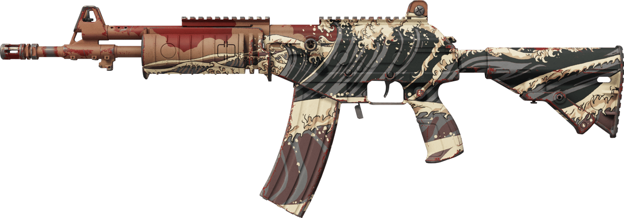 Preview image 1 of Galil AR | Crimson Tsunami (MW - Trầy ít)