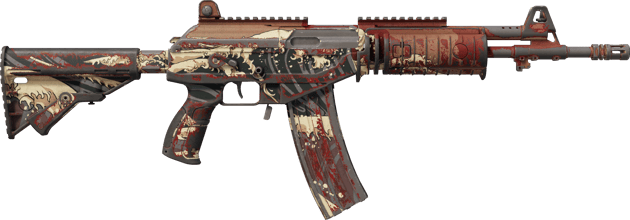 Preview image 2 of Galil AR | Tsunami carmesí (Bastante desgastado)