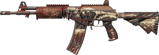 Galil AR | Tsunami carmesí (Bastante desgastado)