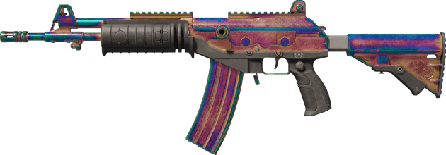 Galil AR | Rainbow Spoon (Battle-Scarred)