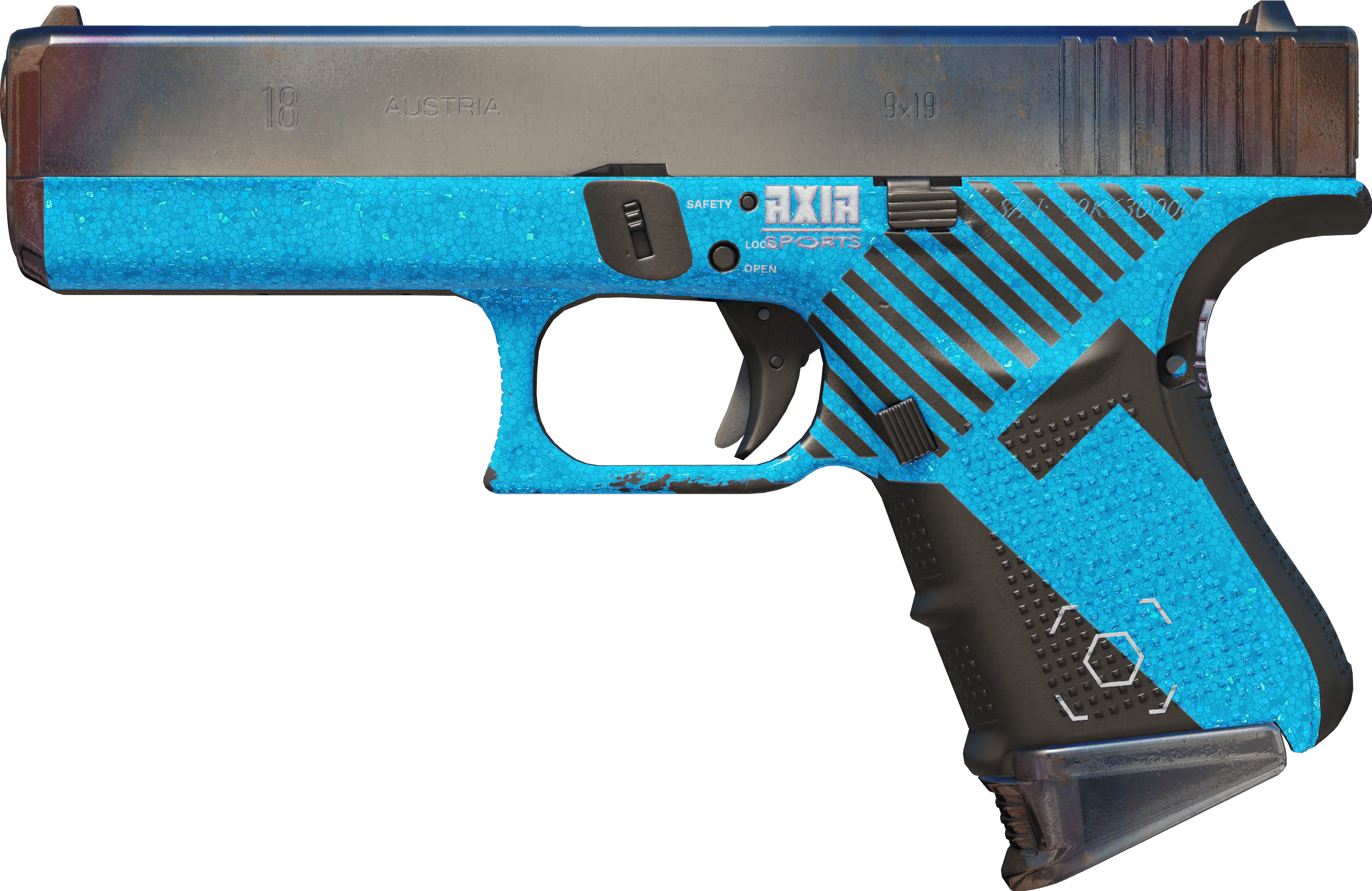 GLOCK 18C アイロンマンになります。 Glock-18 | Neo-Noir - EsportFire.com