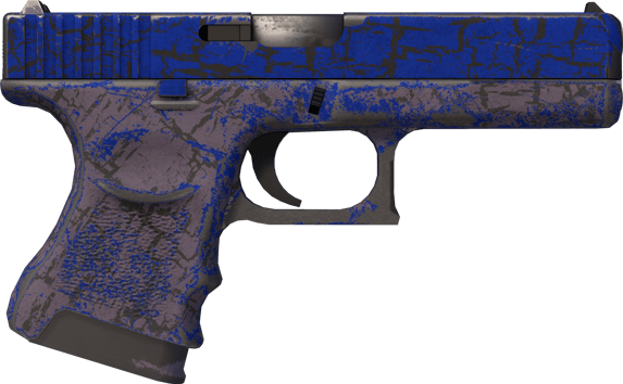 Preview image 2 of Glock-18 | Blue Fissure (Segnato dalle battaglie)