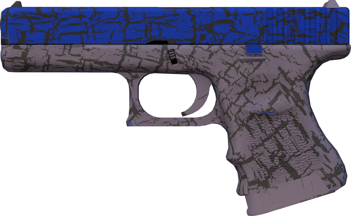 Preview image 1 of Glock-18 | Blue Fissure (Nuovo di fabbrica)