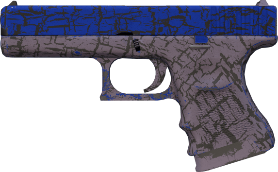 Glock-18 | 푸른 균열 (현장에서 쓰인)