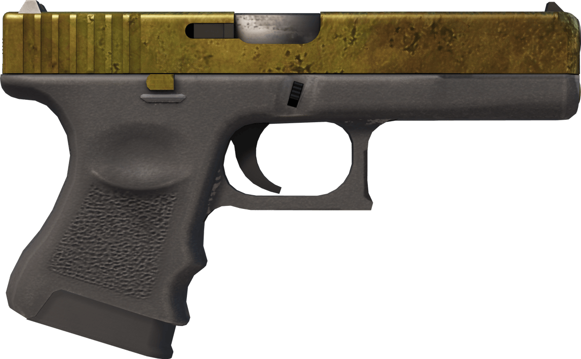 Preview image 2 of Glock-18 | 黄铜 (破损不堪)